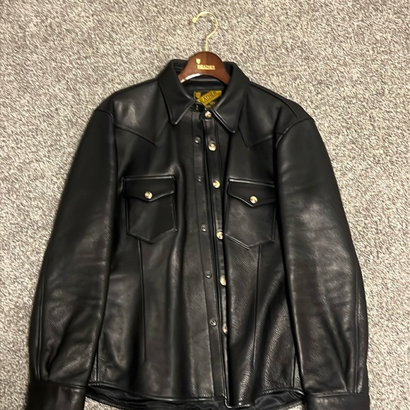 Y2 Leather Western Shirt